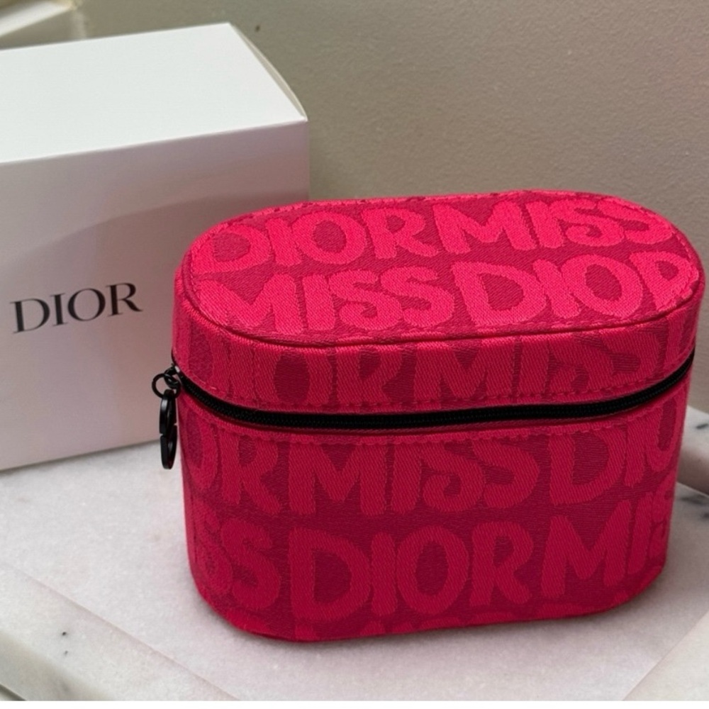 *SOLD* Dior Vibrant Pink Makeup Case